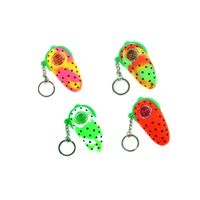 100 x Strawberry Silicone Smoking Pipe 112 mm Colorful Tobac...