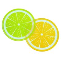 Silicone Abangendo Mat Lemon Design Redondo Cera Não-Stick Ferramentas de Cozinha Dabber Sheets Dab Pad para Erva Seco Plataformas De Petróleo Fumadores Multi Padrões