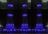Large 6m x High 3m 640led Christmas Wedding Party Fond Holiday Running Waterfall Water Flow rideau LED LIGHT