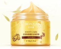DHL Free BioAqua 24K Gold Fußbehandlung Shea Buttermassage Creme Peeling Erneuerungsmaske Baby Fuß Haut Glatte Pflege Peeling
