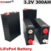 1500 Times Deep Cycle Rechargeable 3. 2V 300AH LiFePO4 Batter...