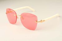 Metal Diamond Hot fresco Sunglasses T8100905-1 alta qualidade Moda óculos ultraleves astecas Óculos Tamanho: 58-18-135 mm