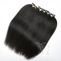 VMAE Малазийская кутикула для волос выровнен натуральный цвет 100G извращенная прямая лента наращивание волос на 100% необработанные девственные человеческие волосы