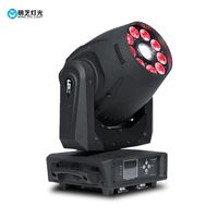 MH4 Disko 120W LED Spot + 9 x 12W Yıkama RGBWA + UV 6in1 LED'ler düşük tüketim DMX hareketli kafa sahne aydınlatma donanımları