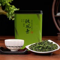 Предпочтение 250 г китайского органического чая в оулун с высоким классом Thenci Tieguanyin Canned oolong Green Tea New Spring Tae Green Food Package