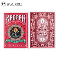 Ellusionist Keeper Masters Röda Markerade Spelkort Cykeldäck USPCC Poker Magic Card Games Magic Tricks Props för trollkarl