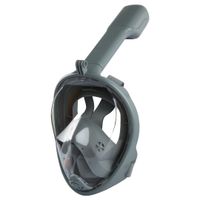 Traspirante Full Face Snorkeling maschera con tubo per nuotatore sott'acqua anti nebbia maschera immersioni subacquee snorkel