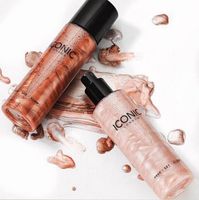 2018 ICONIC LONDON Prep-Set-Glow Radiant Facial Spray 2color Long lasting Highlighter Bronze 120ml Good quality free shipping
