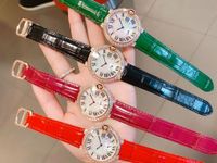 Relógios de relógios de relógios com diamantes de cristal 33mm 4 cores Movimento mecânico automático para homem especial 1
