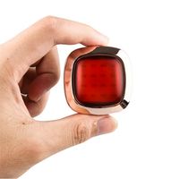 super bright bicycle lights led rear tail lamp safety warning cycling OF