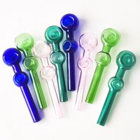 Glass Pipes 4. 5inches Smoking Pipe Smoking Accessory Oil Bur...