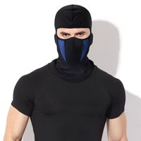 Black Winter Fleece Balaclava Full Face Mask termica aumento della temperatura in bicicletta Hood Liner Sport Sci Snowboard Bicicletta Shield Cap Hat
