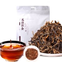 500G Té negro orgánico chino feng qu liu jin alto grado yunnan dianhong té rojo cuidado de la salud nueva cocción cocinada alimentaria verde