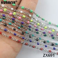 with red colors resin 1. 5mm silver white color stainless ste...