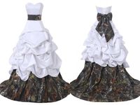 Высокое качество Custom Camo Ball Clange свадебные платья корсет с большими бантами белый сатин камуфляж дешевый Vestido de Novia свадебные свадебные платья