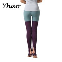 All'ingrosso-Yhao Yoga lunga maglia di calzini per Balletto Latin Dance Pilates donna Boot calzini Fitness Trainer Leg Stocking