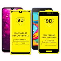 9D cubierta completa completa Pegamento vidrio templado para el iPhone 11 Pro Max Samsung M31 A11 A90 A51 A71 5G protector de la pantalla Sin Paquete