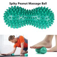Arachide boule de massage musculaire Relex hérissés boule de massage pour le yoga Gym Trigger Point Massager Main Pied Fitness Balls exercice