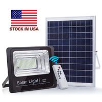 Outdoor Floodlight Solar Led Flood Light Dimmable Waterproof Led Reflector 25W 100W 120W Led Solar Panel Floodlight with Remote Control