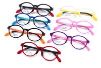 VENTE CHAUDE cadres optiques pour les enfants 2019 Marque de gros de style rétro lunettes de mode lunettes de cadre métallique ovale enfants lunettes
