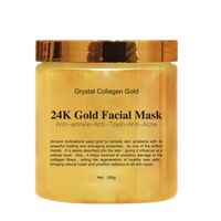 Grystal Collageen Gold Woman's Facial Gezichtsmasker 24 K Goud Collageen Peel Off Facial Mask Gezicht Huid Hydraterende Verstevigen