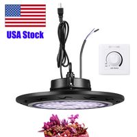 1-10V Dimmable UFO LED Grow Light 1500W Waterproof IP65 Full Spectrum Growth Light Bulb with Meanwell Driver for Greenhouse Plants Growth