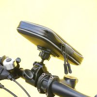 범용 터치 스크린 자전거 마운트 아이폰 7 / 7 플러스에 대한 방수 자전거 핸들 막대 휴대폰 홀더 가방
