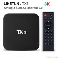 Tanix TX3 Android9 TV BOX Amlogic S905X3 8K 4GB 32GB 2. 4G 5G...