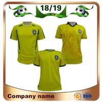 1994年レトロ版ブラジルサッカージャージ1998ワールドカップブラジルホームサッカーシャツ2002ワールドカップブラジルフットボールユニフォーム販売