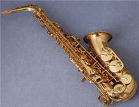 Kuno Kas-901 New Alto EB Tune Saxophon Guter Qualität Messing Gold Lack Freies Verschiffen Musikinstrumente mit Mundstücktasche