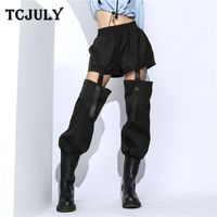 TCJULY Autumn 2018 New Harajuku Cargo Pants Women Hollow Out...