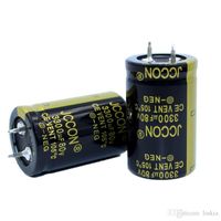 JCCON Thick-pie condensador electrolítico volumen 80v3300uf 25x40 potencia del inversor