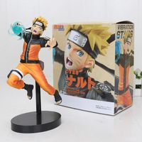 21-25cm Anime Dibujos animados Naruto Shippuden Vibración Estrellas Uzumaki Naruto Sasuke Uchiha PVC Figura de acción Modelo de regalo de juguete MX200319