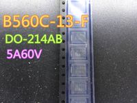 100PCS / LOT SCHOTTKY Diod B560C-13-F B560C 5A60V DO-214AB I lager