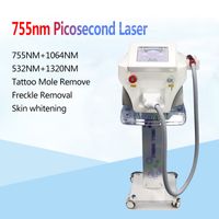 Pico Laser Tattoo La eliminación de Picolaser Tratamiento de la piel Máquina de belleza del acné Picosecond YAG Laser con 1320nm Peel de carbono Face Whiten