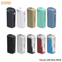YOCAN UNI Box mod 650mAh Batteria Sigarette elettroniche Preriscaldare VV VV VV con adattatore magnetico 510 per cartuccia olio spessa 100% originale