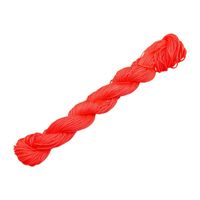Großhandel 27 metern 1mm rot gewachster Baumwollkabel wachster Fadenkabel String Strap Halskette Seilperlen DIY Schmuckherstellung für Shamballa-Armband