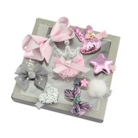 Cute Hair Clips & Barrettes heart bow star baby clip hairpin accessories wholeasle Crown hairpins jewelry with gift box