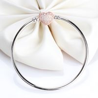 Gros diamants CZ-Bracelet Coffret original pour Pandora Argent 925 femmes Bracelets de mariage Accessoires de bijoux