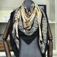 2019 Nuove sciarpe di design di lusso Miglior regalo 130 * 130 cm Grandi sciarpe quadrate e scialli Avvolge Hijab Pashmina Silenziatore invernale Copricapo da spiaggia
