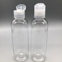 100ML Hand Sanitizer Gel bottiglia di alta capacità monouso Sterilizzazione Sapone Contenitore con fogli mobili Cap Oppure Premere Chiaki Cap