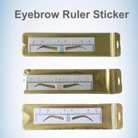 Disposable Microblading Eyebrow Ruler Sticker Tattoo Accesso...