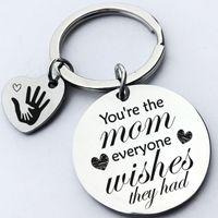 fashion stainless steel keychain you are a mother everyone w...