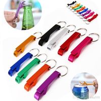 New Portable Stainless Steel Bottle opener Key Chain metal a...