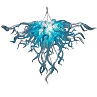 Lamps Contemporary Blown Glass Crystal Chandeliers Turquoise...