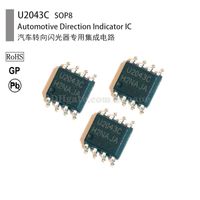 clignotant indicateur de direction automobile circuit intégré IC U2043C U6043B U6043 U2043 SOP8 relais tour de voiture