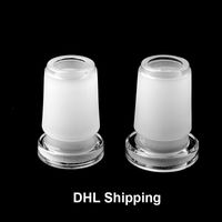 DHL !!! Conversor adaptador Mini vidro 10 milímetros Feminino a 14mm Masculino, 14 milímetros Feminino de 18mm Masculino de vidro Adapter para o vidro de água Bongos Dab Rigs