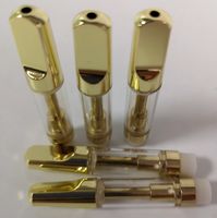 0. 8ml 1. 0ml Vape Cartridges Ceramic Coil Glass Atomizer Gold...