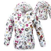 Одежда Baby Boy девушка Солнцезащитный Одежда Kid Summer Coat мультфильм LOL одежды малышей Весна куртки для детей Пальто
