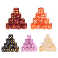10pcs Set Acrylic Polyhedral Dice For TRPG Board Game Dungeo...